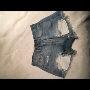 Denim shorts